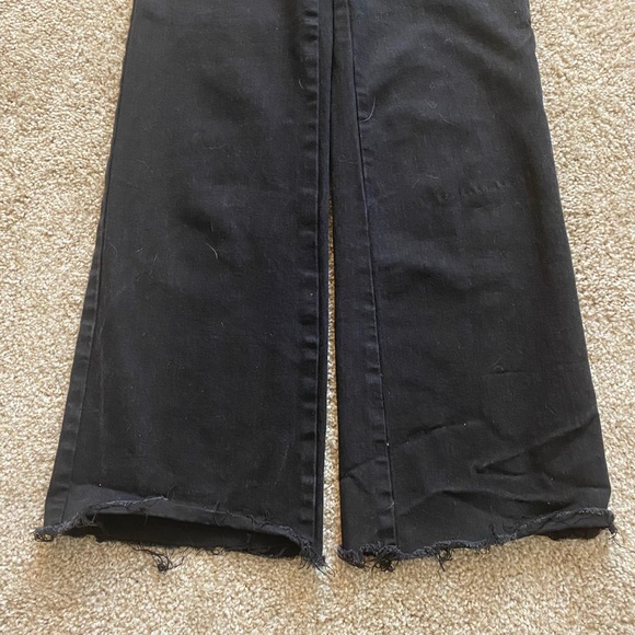 Black high waisted straight leg jeans - Picture 2 of 3